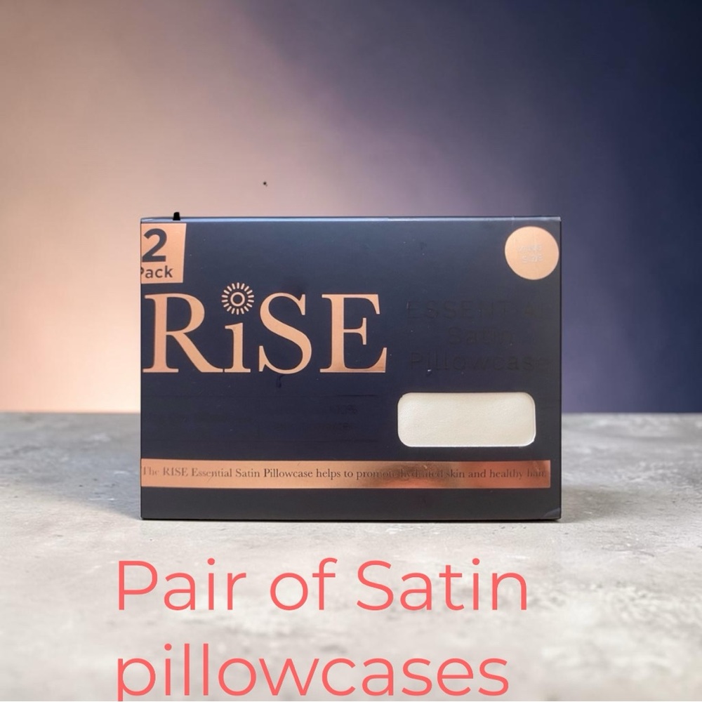 Satin Pillowcase pair of King, White